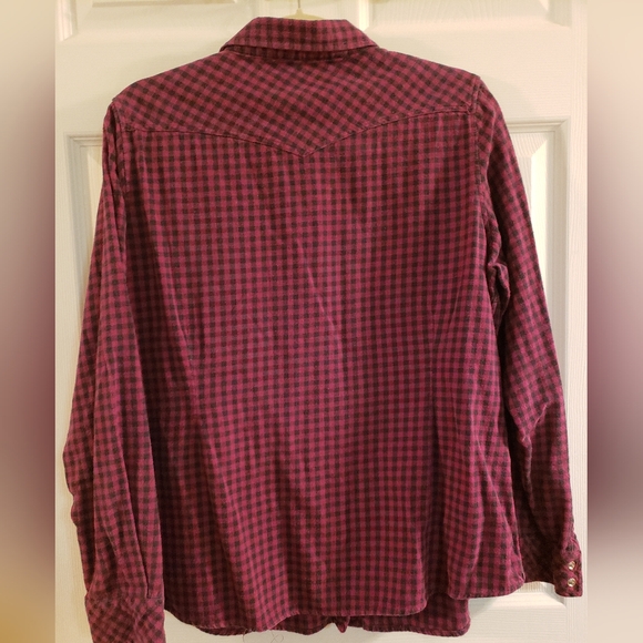 Bit and Bridle western style flannel sz XL - Picture 4 of 5